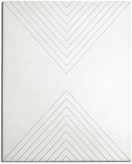 Cream White Rug with Diagonal Lines | Axel | Urba Rugs