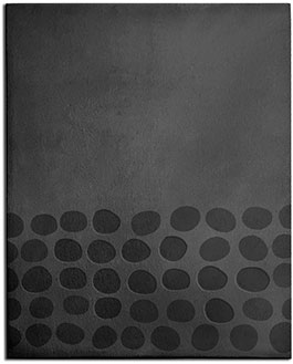 Dark Gray Area Rug with Pebble Pattern | Fred | Urba Rugs