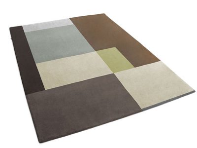Modern Patchwork Rug in Solid Neutral Colors | Stephano | Urba Rugs