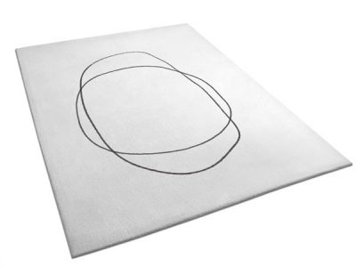 Minimalist Rug with Circular and Oval Pattern | Leolo | Urba Rugs