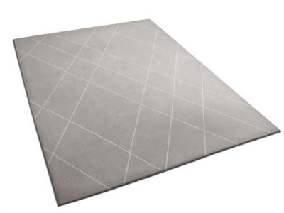 Gray Pewter Rug with Diamond Pattern | Victoria | Urba Rugs