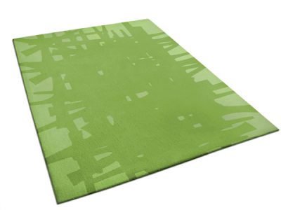 Abstract Rug Design in Green Tones | Edgar | Urba Rugs