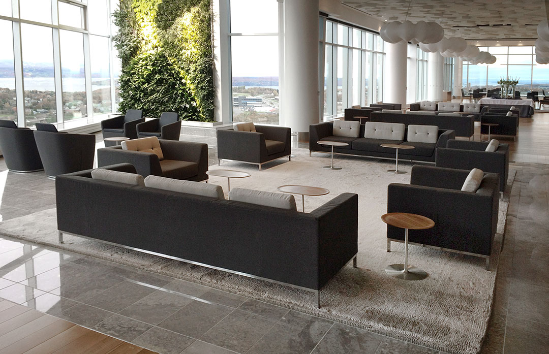 Large Scale Bespoke Carpet for Luxurious Modern Office | Custom Rug Canada | Urba Rugs