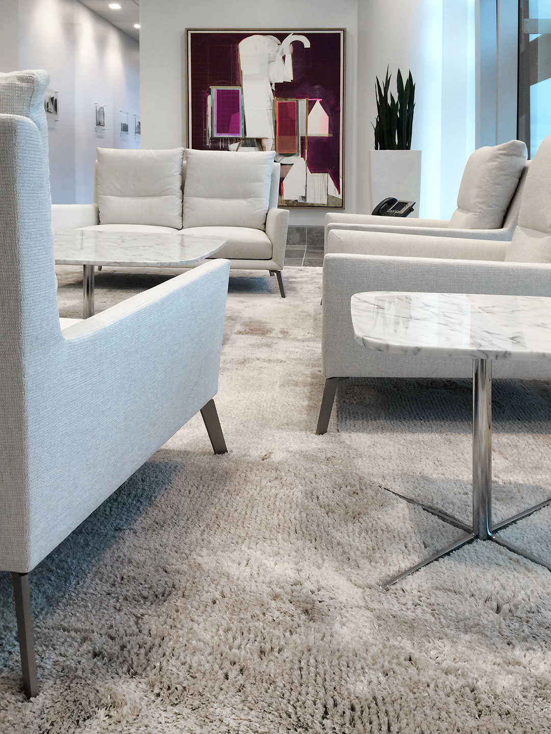 Luxurious Rug for Modern Lobby in Canada | Custom Office Rug | Urba Rugs