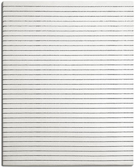 Black and White Fine Striped Rug | Elsa | Urba Rugs