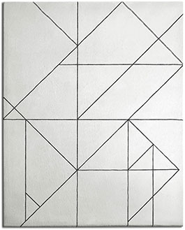 Art Deco Rug with Geometric, Angular Lines | Noah | Urba Rugs